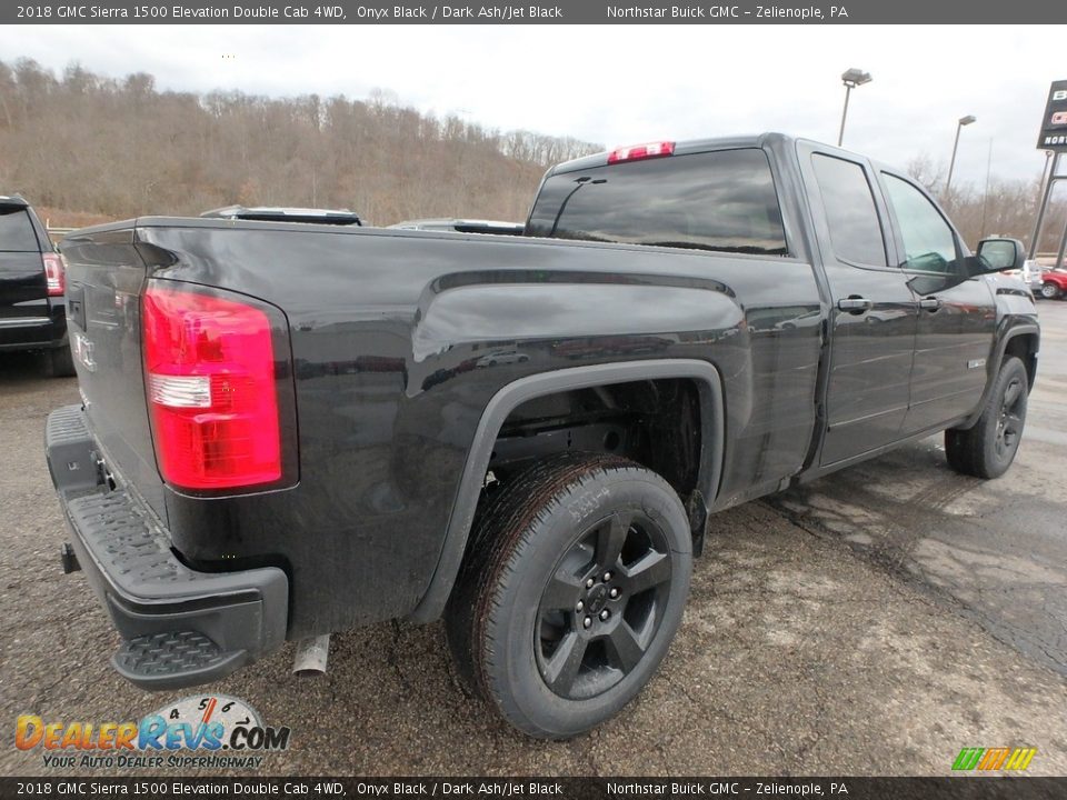 2018 GMC Sierra 1500 Elevation Double Cab 4WD Onyx Black / Dark Ash/Jet Black Photo #5