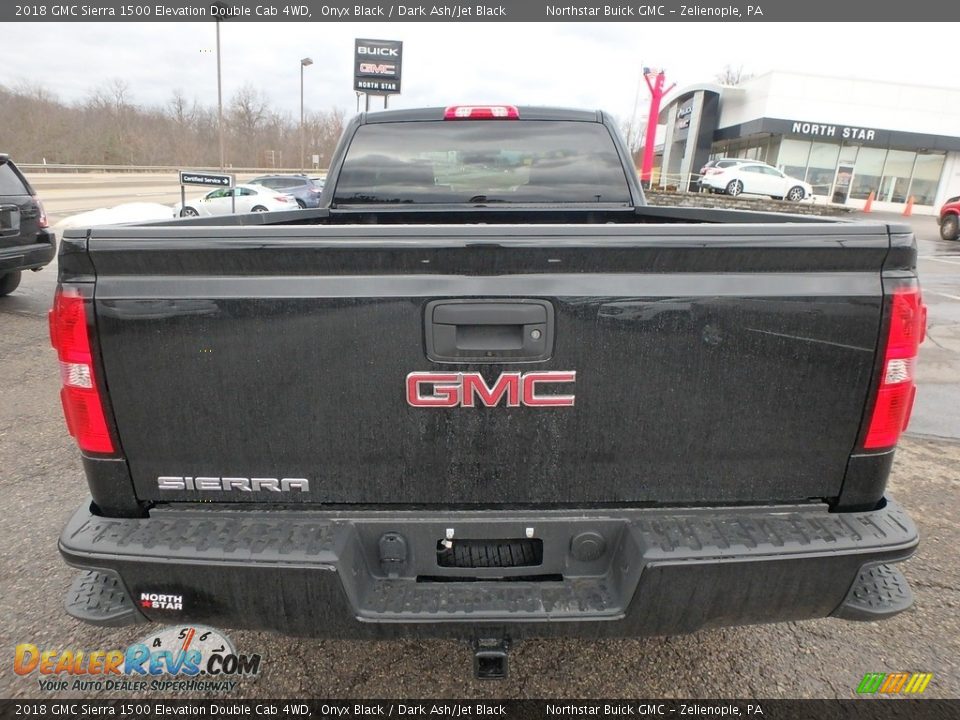 2018 GMC Sierra 1500 Elevation Double Cab 4WD Onyx Black / Dark Ash/Jet Black Photo #6
