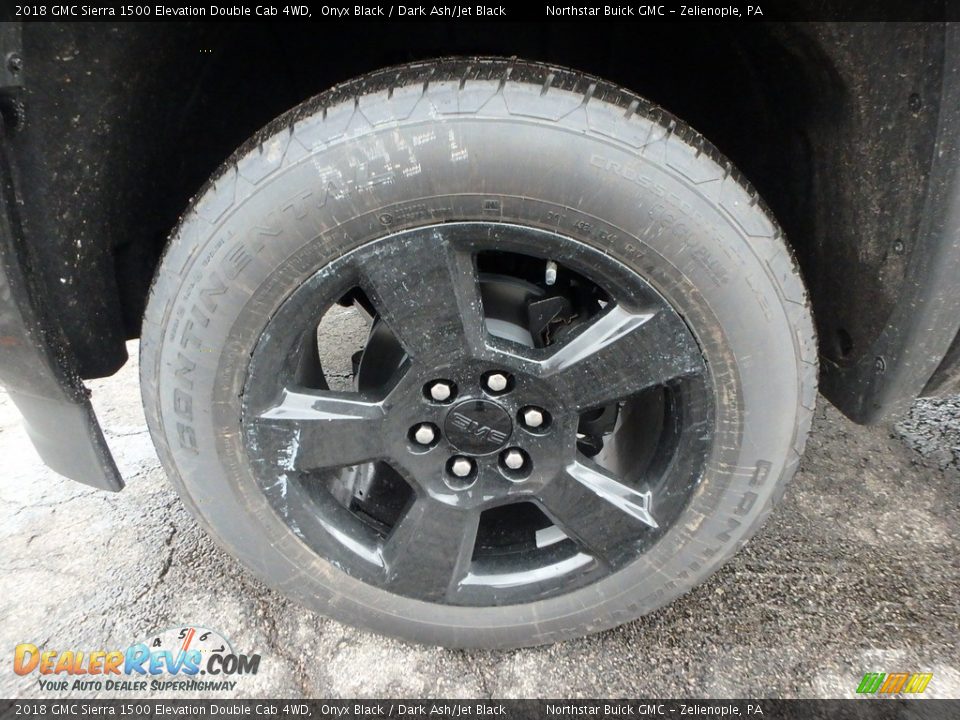 2018 GMC Sierra 1500 Elevation Double Cab 4WD Onyx Black / Dark Ash/Jet Black Photo #9