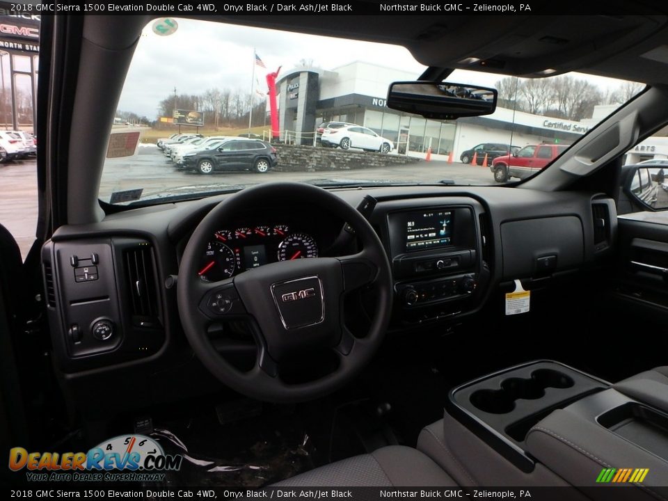 2018 GMC Sierra 1500 Elevation Double Cab 4WD Onyx Black / Dark Ash/Jet Black Photo #12