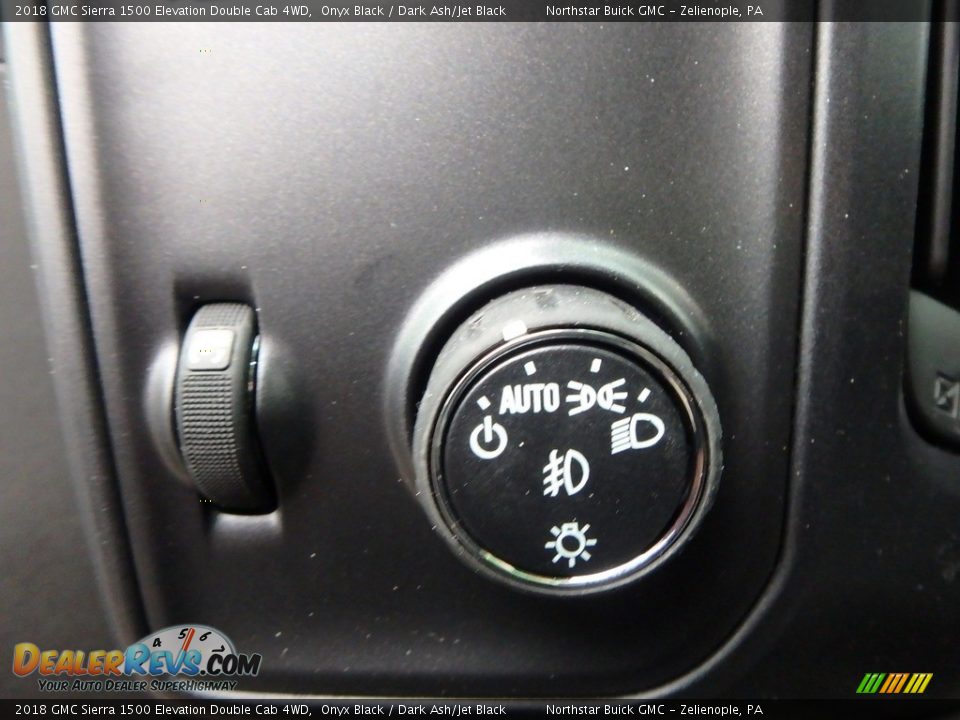 2018 GMC Sierra 1500 Elevation Double Cab 4WD Onyx Black / Dark Ash/Jet Black Photo #15