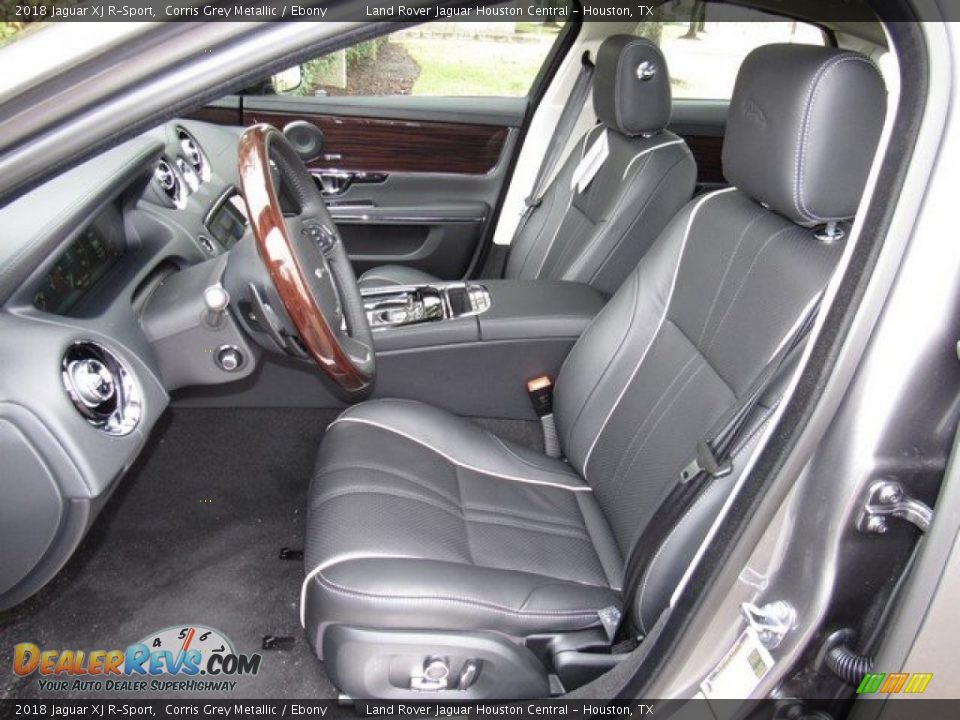 Front Seat of 2018 Jaguar XJ R-Sport Photo #3