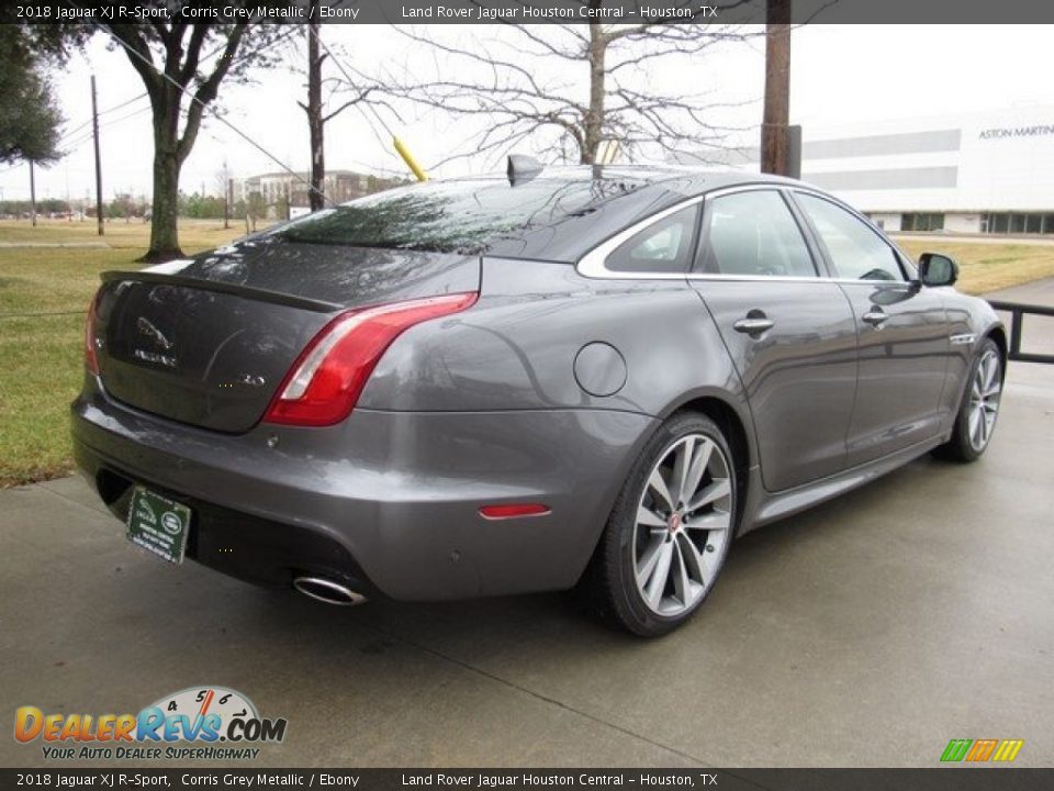 2018 Jaguar XJ R-Sport Corris Grey Metallic / Ebony Photo #7