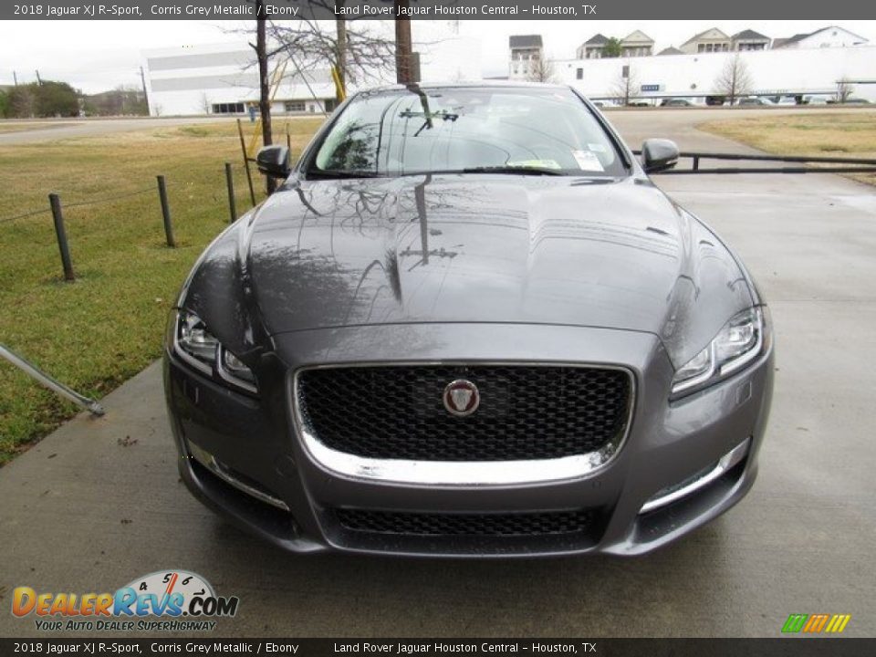 2018 Jaguar XJ R-Sport Corris Grey Metallic / Ebony Photo #9