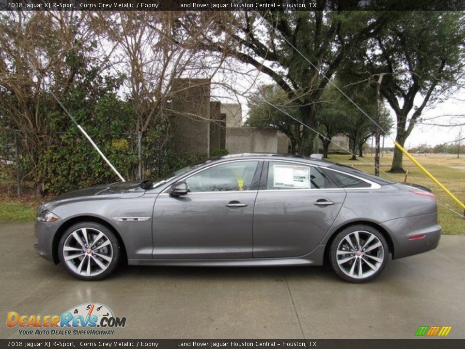 2018 Jaguar XJ R-Sport Corris Grey Metallic / Ebony Photo #11