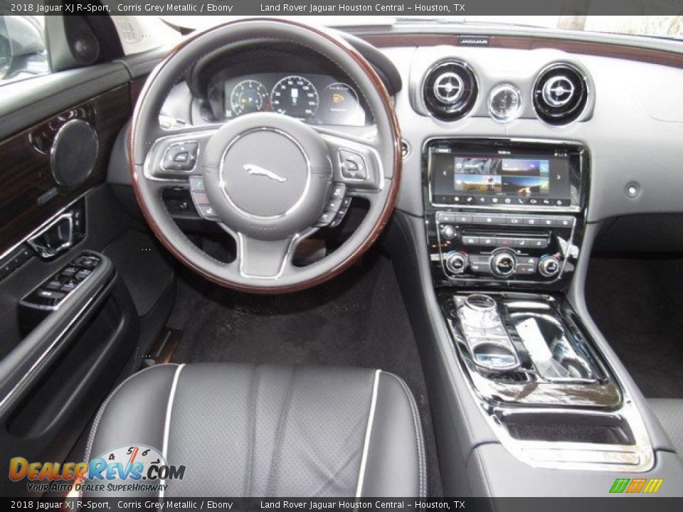 2018 Jaguar XJ R-Sport Corris Grey Metallic / Ebony Photo #13