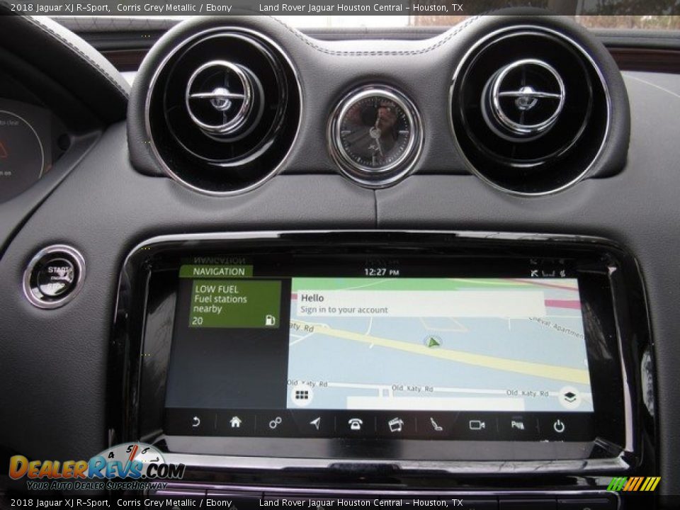 2018 Jaguar XJ R-Sport Corris Grey Metallic / Ebony Photo #19