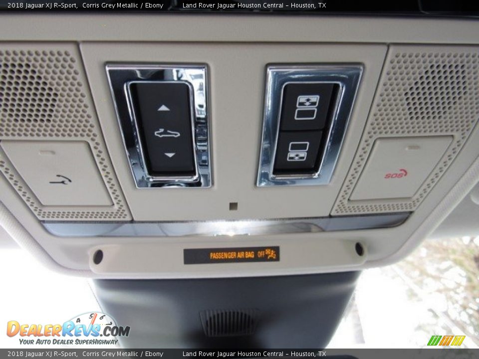 2018 Jaguar XJ R-Sport Corris Grey Metallic / Ebony Photo #23