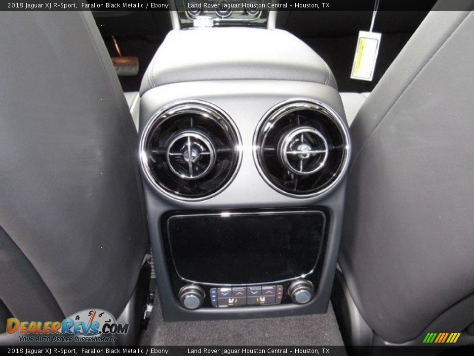 2018 Jaguar XJ R-Sport Farallon Black Metallic / Ebony Photo #15