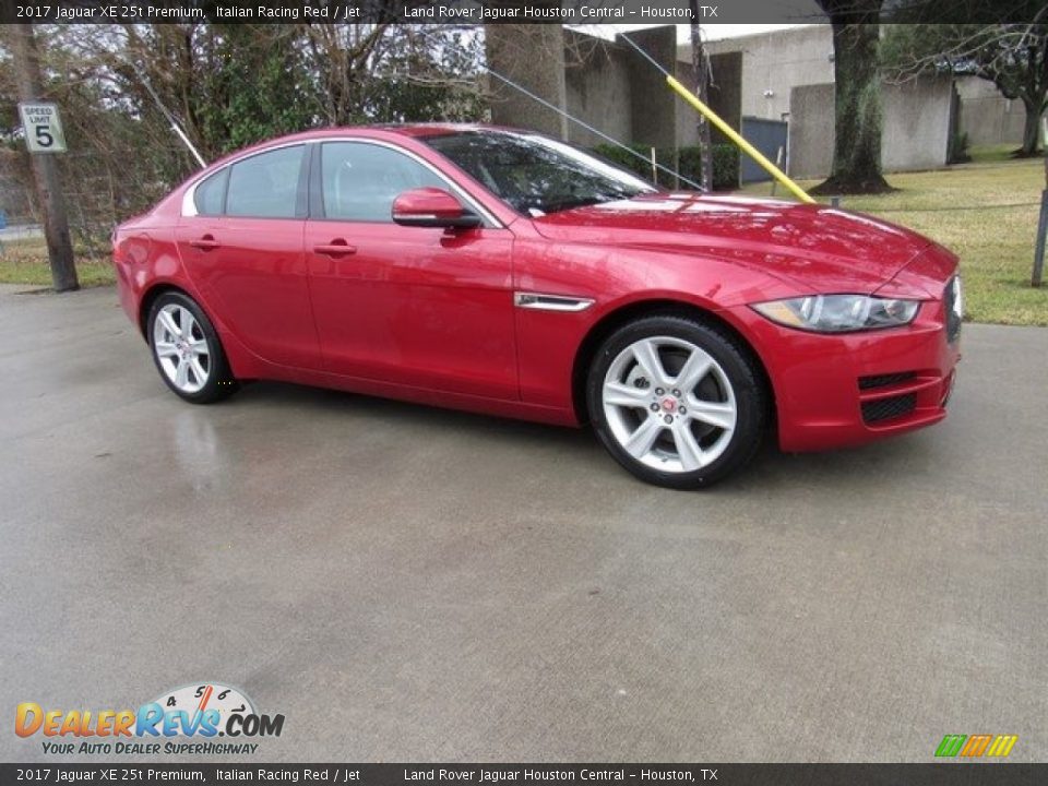 2017 Jaguar XE 25t Premium Italian Racing Red / Jet Photo #1