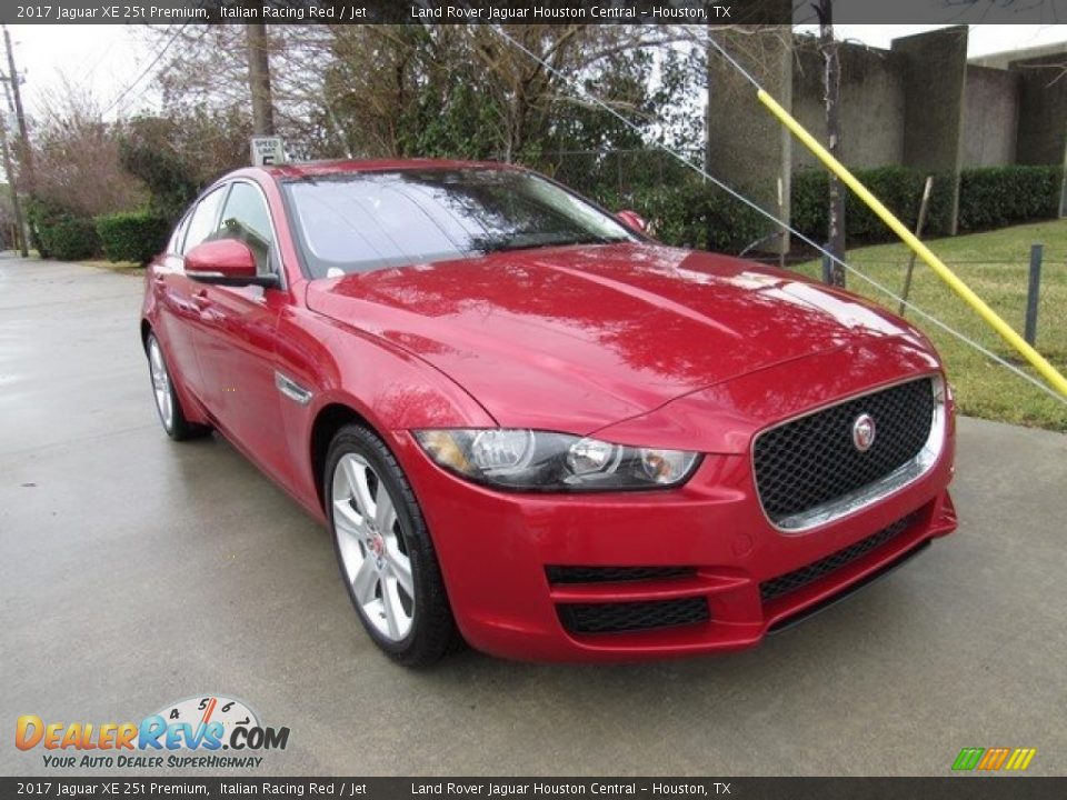 2017 Jaguar XE 25t Premium Italian Racing Red / Jet Photo #2