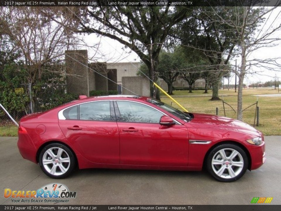 2017 Jaguar XE 25t Premium Italian Racing Red / Jet Photo #6