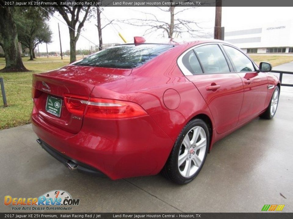 2017 Jaguar XE 25t Premium Italian Racing Red / Jet Photo #7