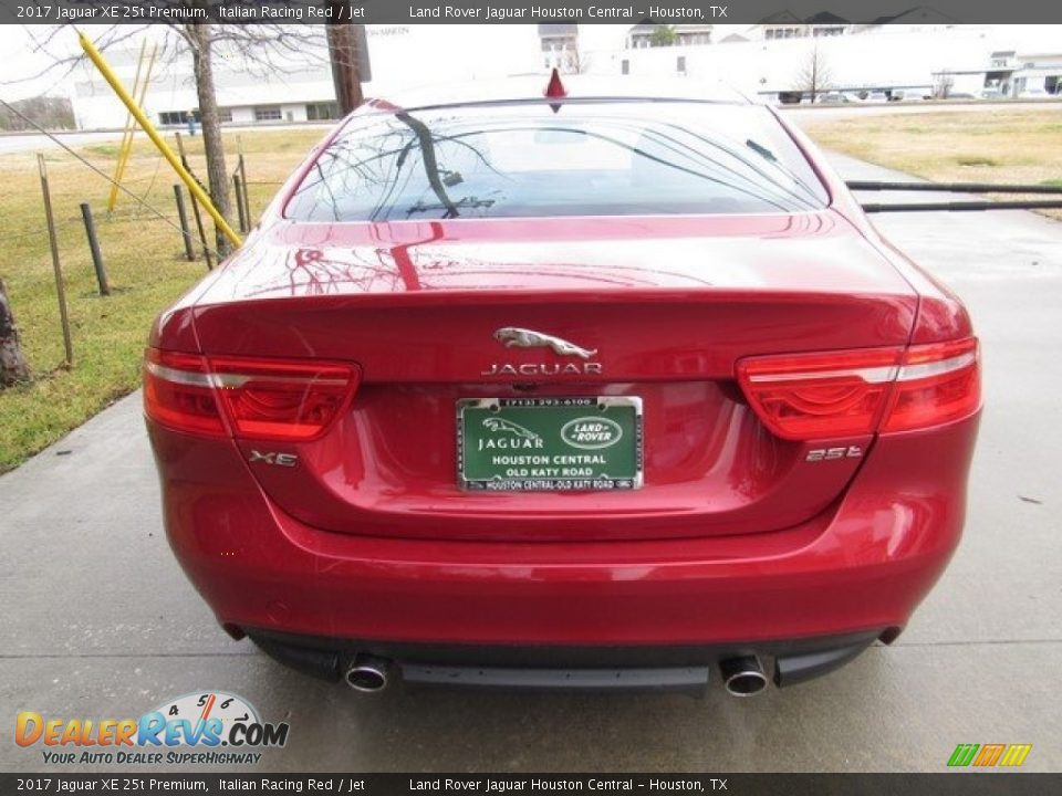 2017 Jaguar XE 25t Premium Italian Racing Red / Jet Photo #8