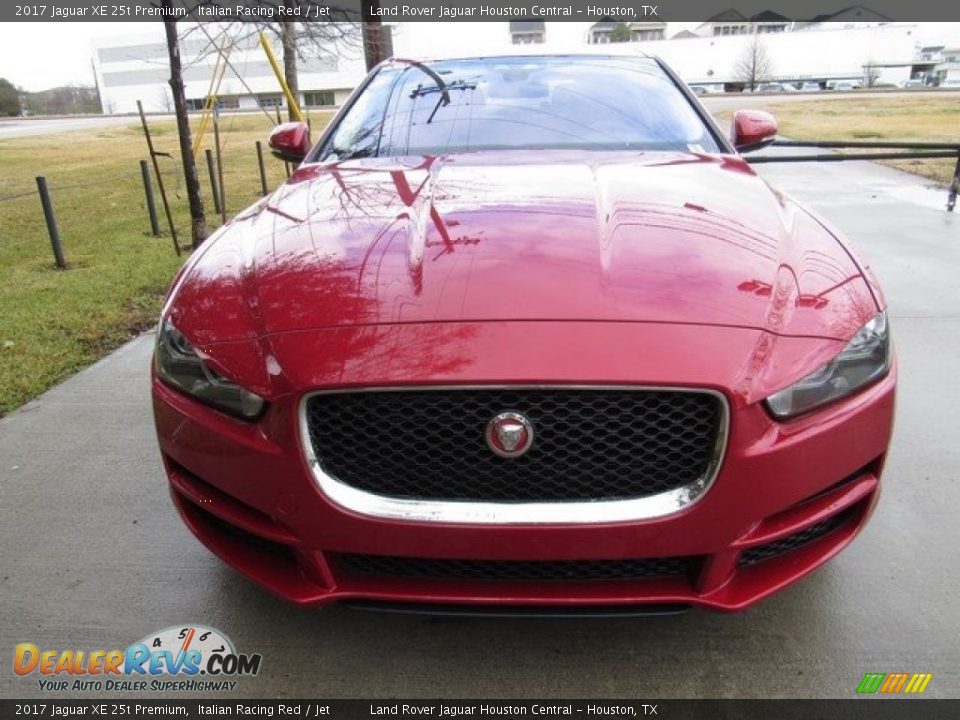 2017 Jaguar XE 25t Premium Italian Racing Red / Jet Photo #9