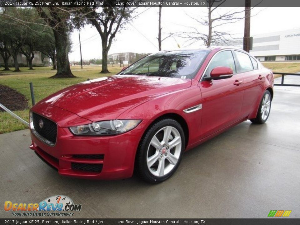 2017 Jaguar XE 25t Premium Italian Racing Red / Jet Photo #10