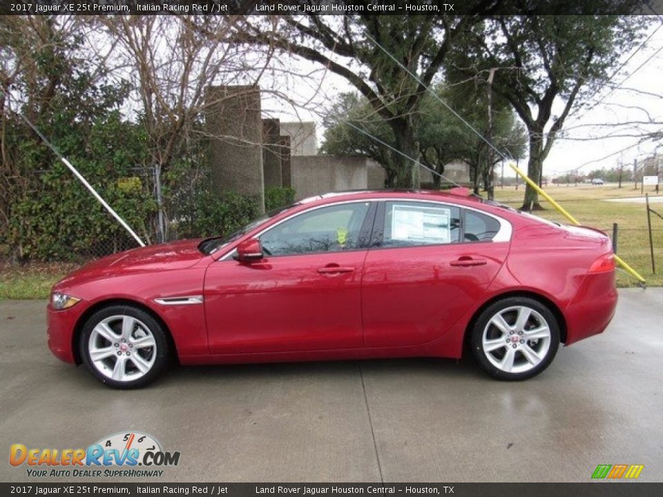 2017 Jaguar XE 25t Premium Italian Racing Red / Jet Photo #11
