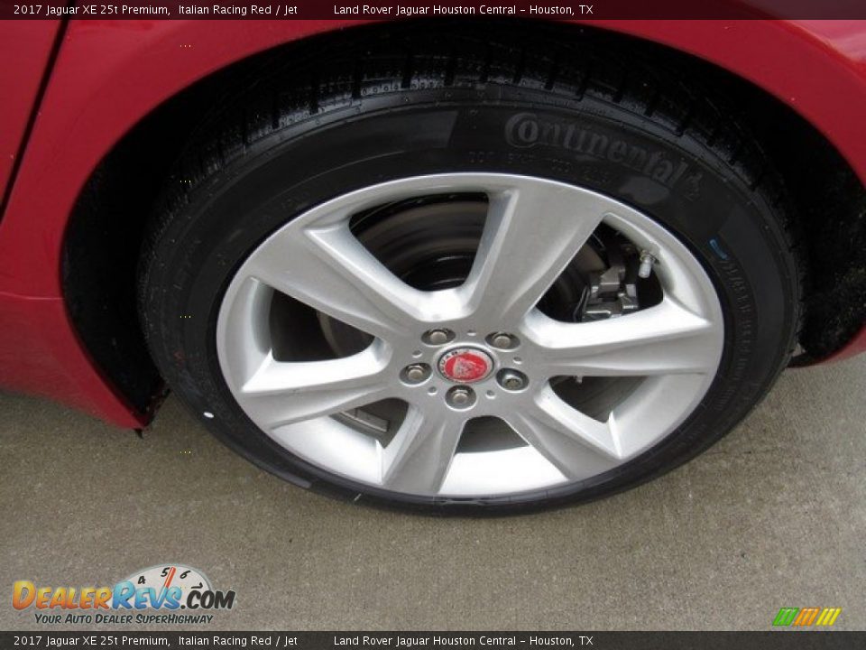 2017 Jaguar XE 25t Premium Italian Racing Red / Jet Photo #24