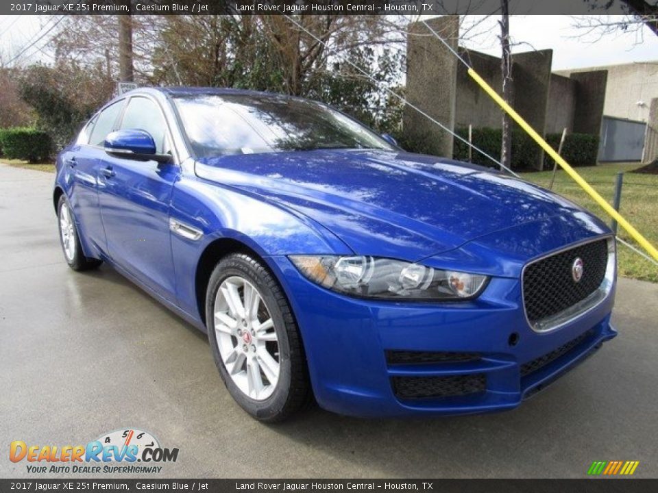 2017 Jaguar XE 25t Premium Caesium Blue / Jet Photo #2