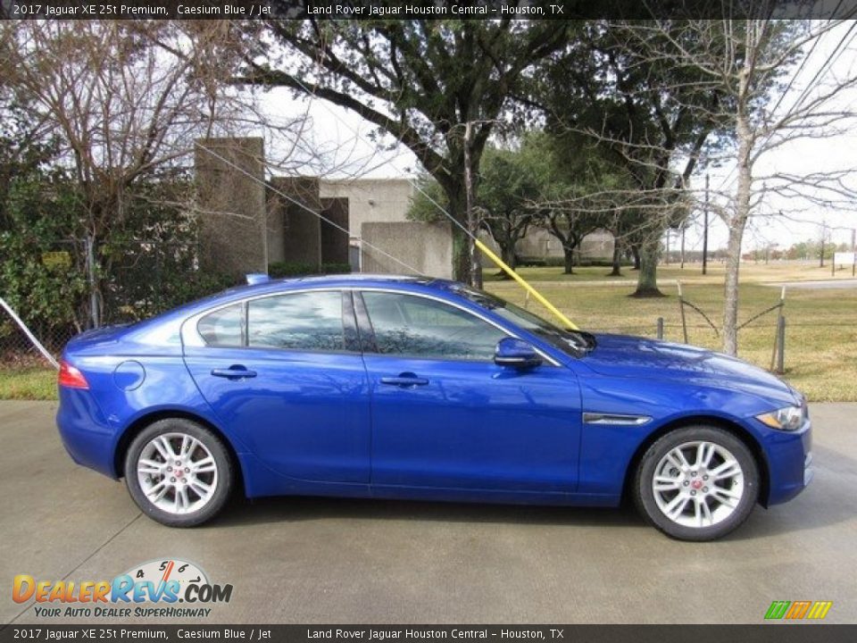 2017 Jaguar XE 25t Premium Caesium Blue / Jet Photo #6