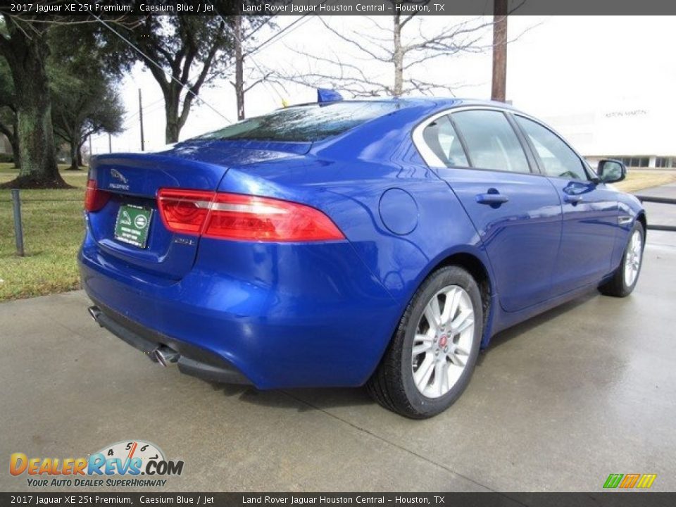 2017 Jaguar XE 25t Premium Caesium Blue / Jet Photo #7