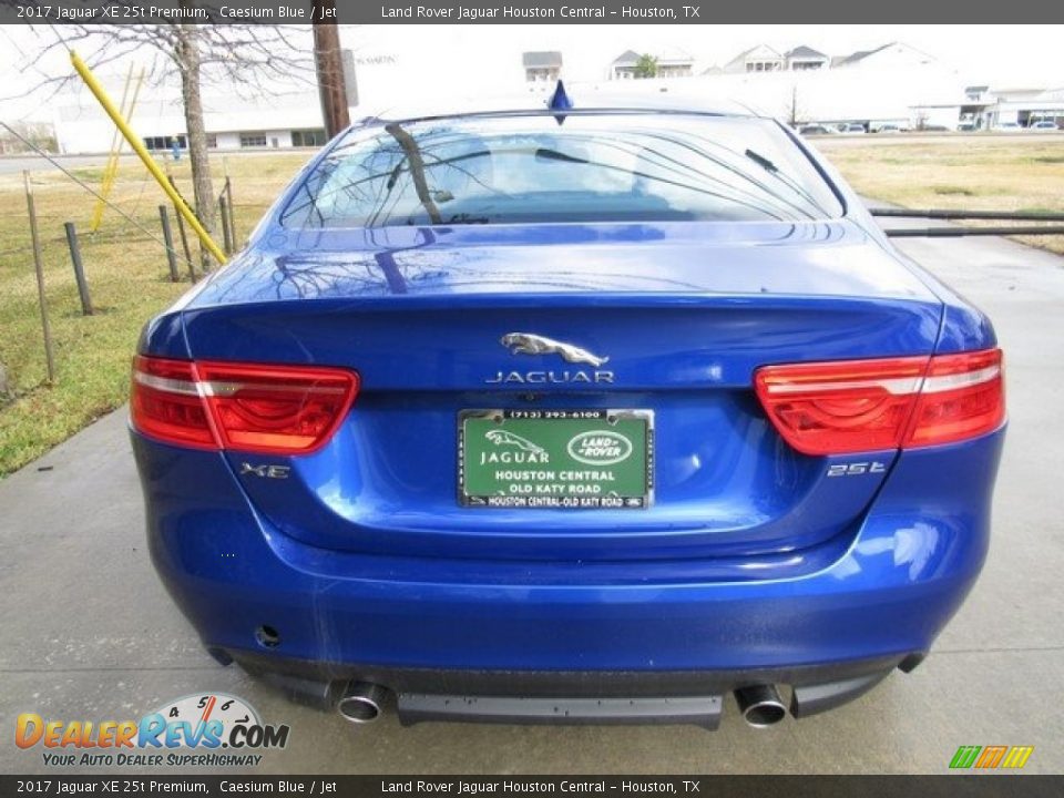 2017 Jaguar XE 25t Premium Caesium Blue / Jet Photo #8