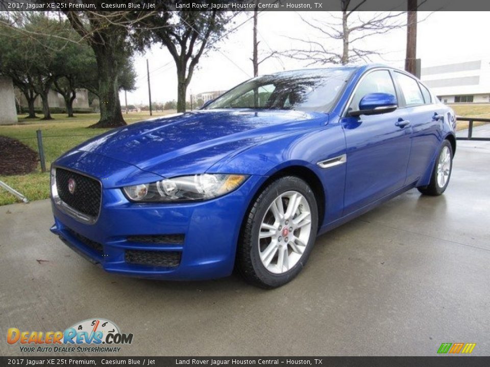 2017 Jaguar XE 25t Premium Caesium Blue / Jet Photo #10