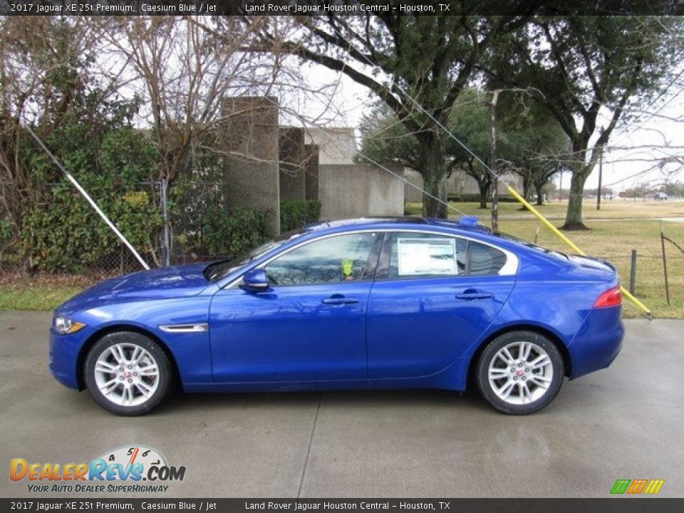 2017 Jaguar XE 25t Premium Caesium Blue / Jet Photo #11