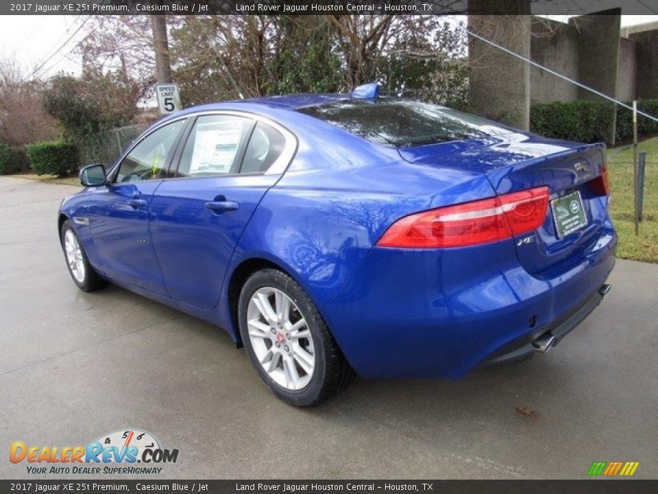 2017 Jaguar XE 25t Premium Caesium Blue / Jet Photo #12