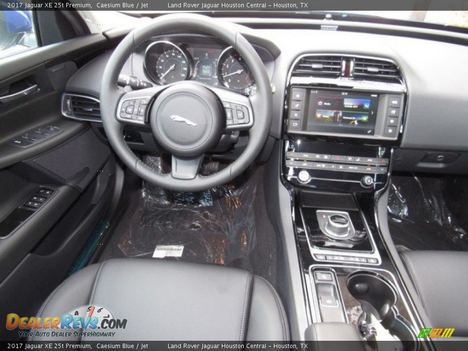 2017 Jaguar XE 25t Premium Caesium Blue / Jet Photo #13