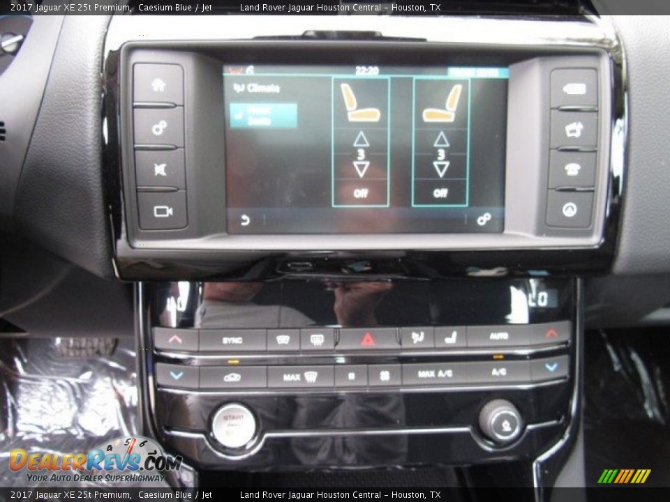 2017 Jaguar XE 25t Premium Caesium Blue / Jet Photo #22