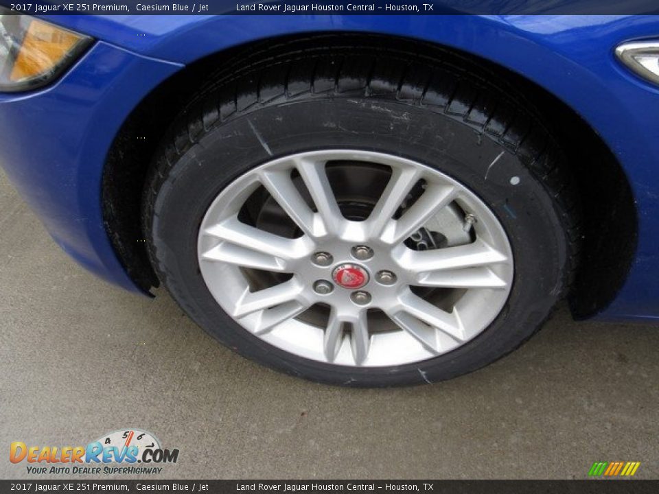 2017 Jaguar XE 25t Premium Caesium Blue / Jet Photo #24