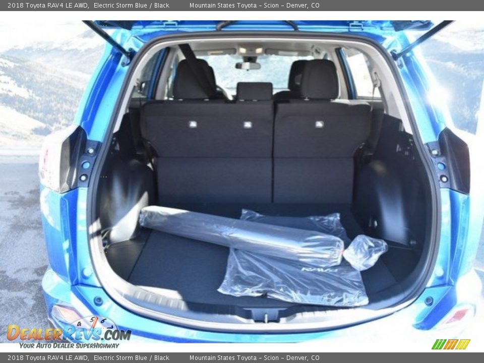 2018 Toyota RAV4 LE AWD Electric Storm Blue / Black Photo #8