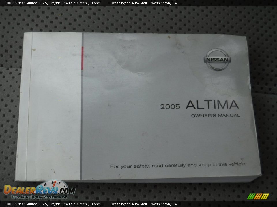 2005 Nissan Altima 2.5 S Mystic Emerald Green / Blond Photo #18