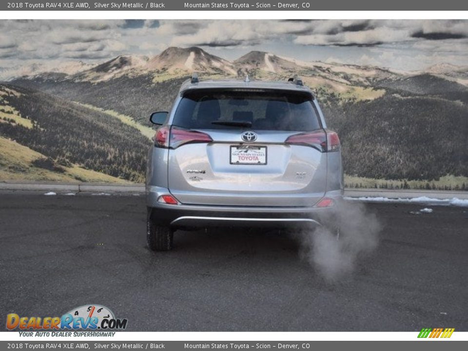 2018 Toyota RAV4 XLE AWD Silver Sky Metallic / Black Photo #4