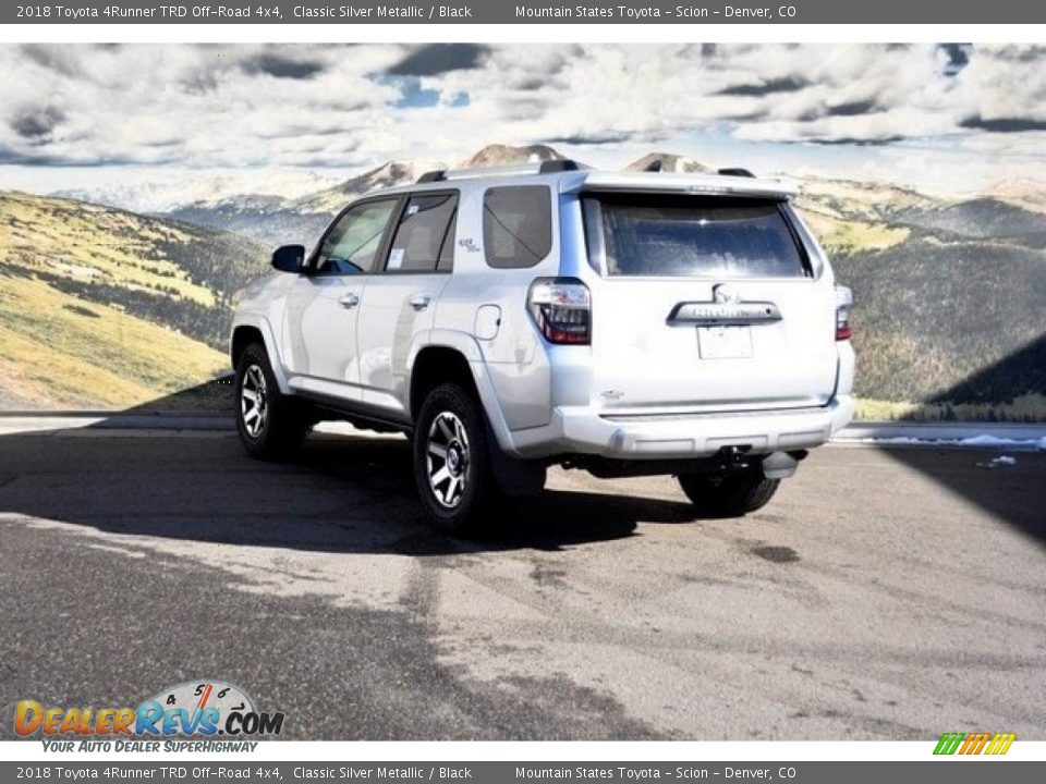 2018 Toyota 4Runner TRD Off-Road 4x4 Classic Silver Metallic / Black Photo #3