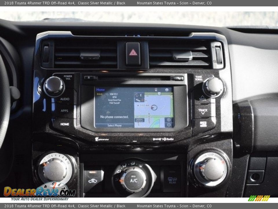 2018 Toyota 4Runner TRD Off-Road 4x4 Classic Silver Metallic / Black Photo #6