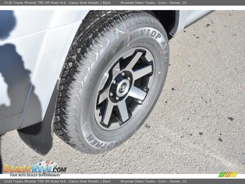 2018 Toyota 4Runner TRD Off-Road 4x4 Classic Silver Metallic / Black Photo #9