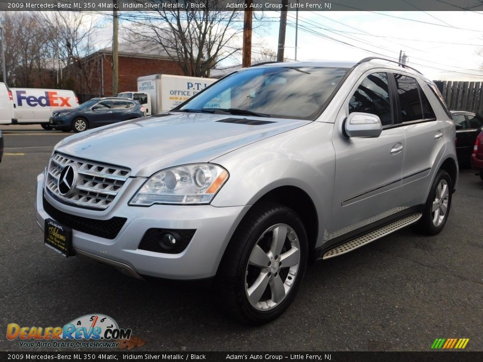 2009 Mercedes-Benz ML 350 4Matic Iridium Silver Metallic / Black Photo #1