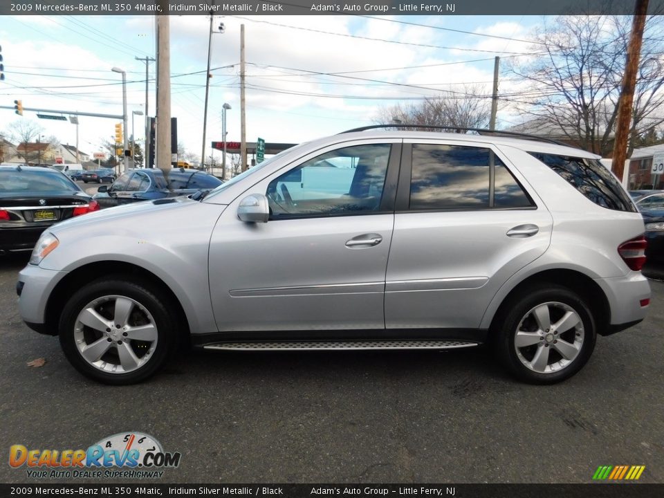 2009 Mercedes-Benz ML 350 4Matic Iridium Silver Metallic / Black Photo #2