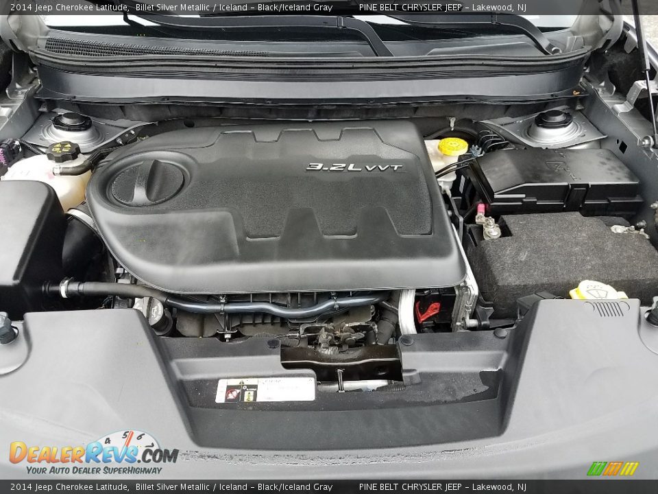 2014 Jeep Cherokee Latitude Billet Silver Metallic / Iceland - Black/Iceland Gray Photo #11