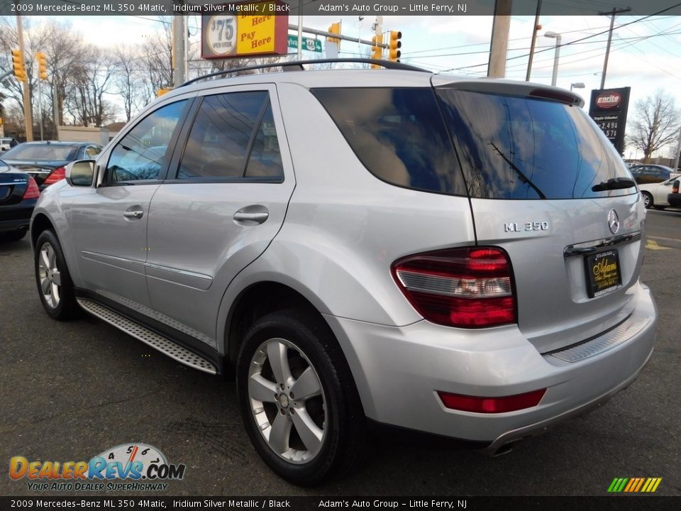 2009 Mercedes-Benz ML 350 4Matic Iridium Silver Metallic / Black Photo #3