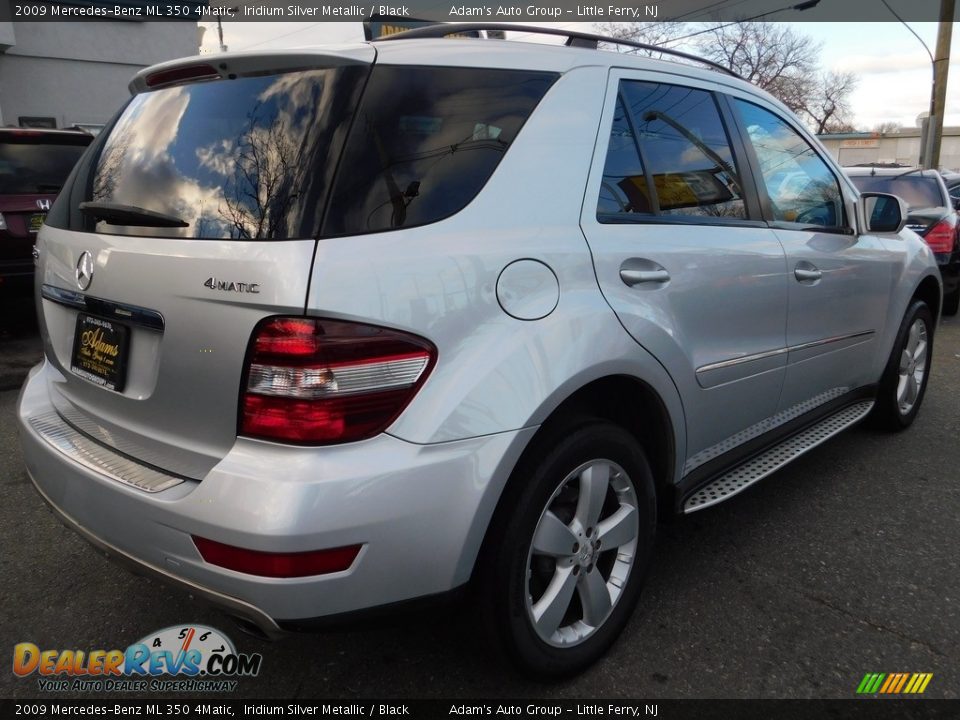 2009 Mercedes-Benz ML 350 4Matic Iridium Silver Metallic / Black Photo #8