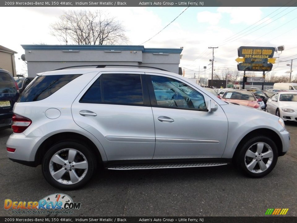 2009 Mercedes-Benz ML 350 4Matic Iridium Silver Metallic / Black Photo #9