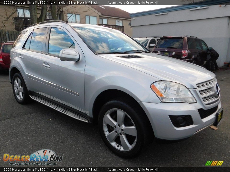 2009 Mercedes-Benz ML 350 4Matic Iridium Silver Metallic / Black Photo #10