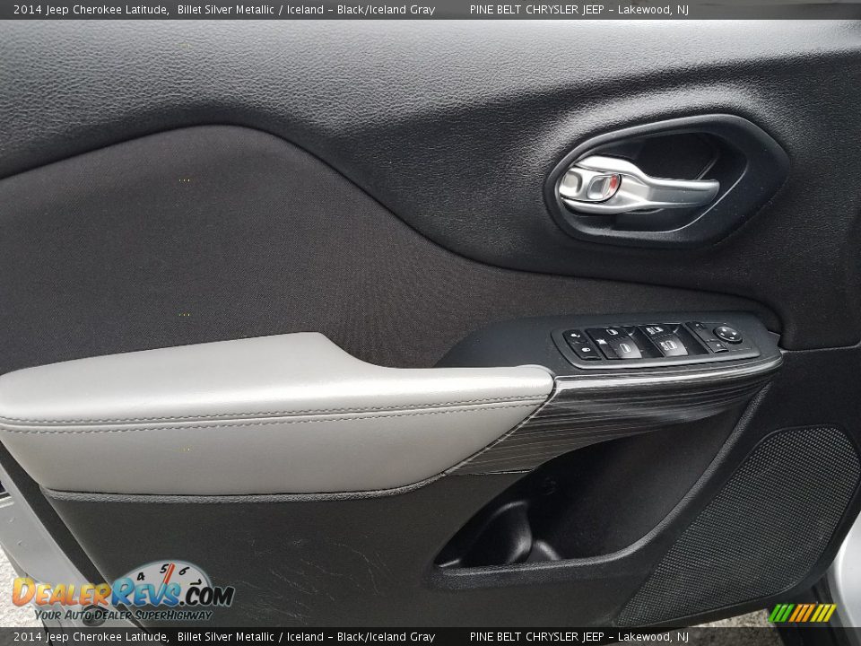2014 Jeep Cherokee Latitude Billet Silver Metallic / Iceland - Black/Iceland Gray Photo #19