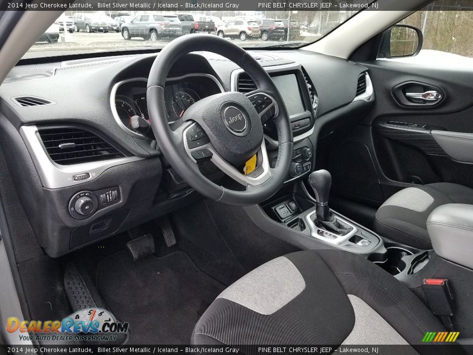 2014 Jeep Cherokee Latitude Billet Silver Metallic / Iceland - Black/Iceland Gray Photo #20