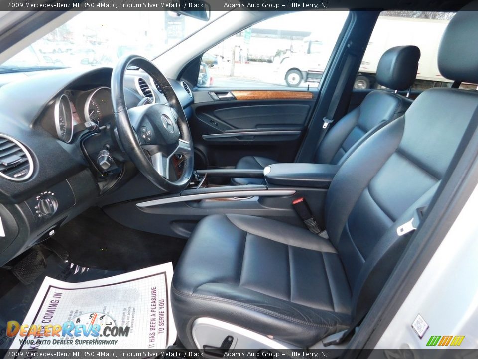 2009 Mercedes-Benz ML 350 4Matic Iridium Silver Metallic / Black Photo #13