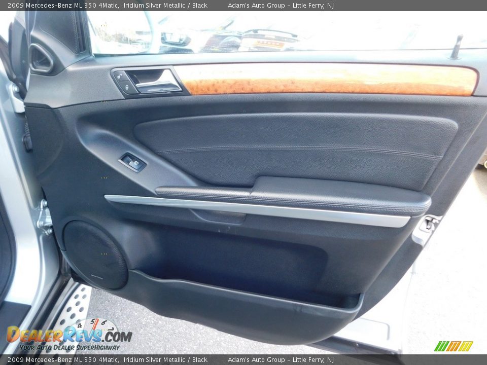 2009 Mercedes-Benz ML 350 4Matic Iridium Silver Metallic / Black Photo #16