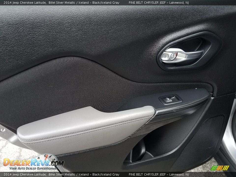 2014 Jeep Cherokee Latitude Billet Silver Metallic / Iceland - Black/Iceland Gray Photo #23
